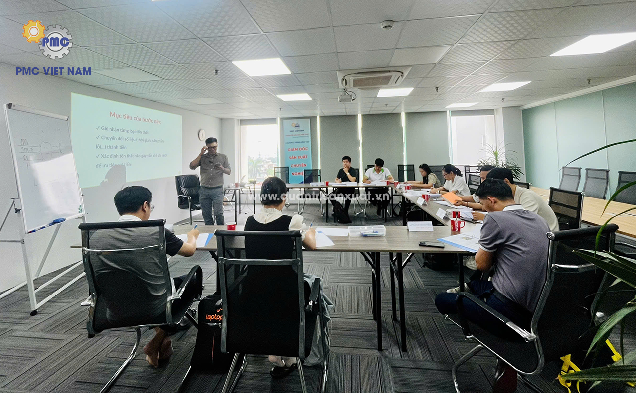 KHÓA ĐÀO TẠO TỔ CHỨC SẢN XUẤT HIỆU QUẢ - TẬP TRUNG GIẢM CHI PHÍ SẢN XUẤT 06.2026 TẠI PMC HÀ NỘI
