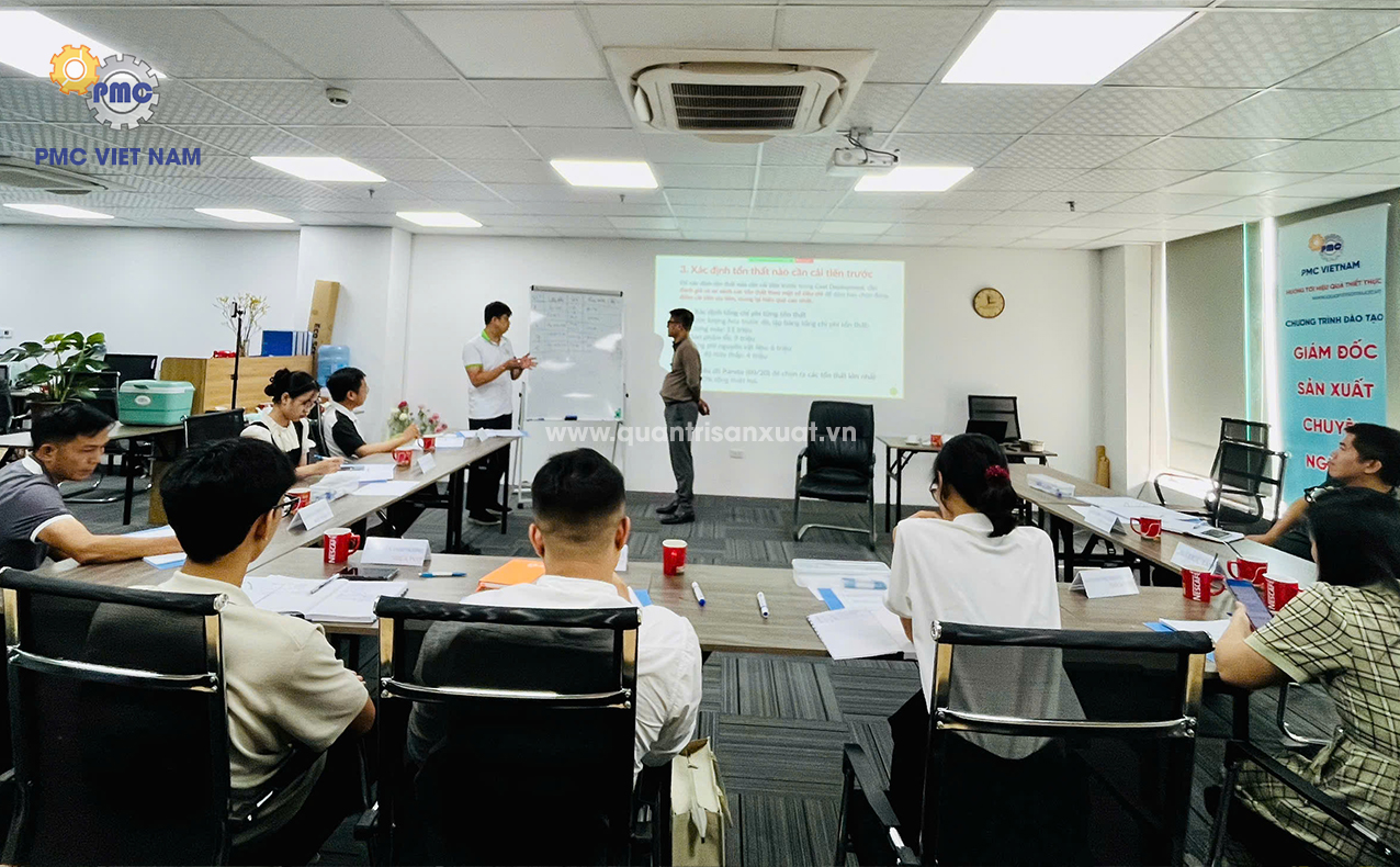 KHÓA ĐÀO TẠO TỔ CHỨC SẢN XUẤT HIỆU QUẢ - TẬP TRUNG GIẢM CHI PHÍ SẢN XUẤT 06.2026 TẠI PMC HÀ NỘI