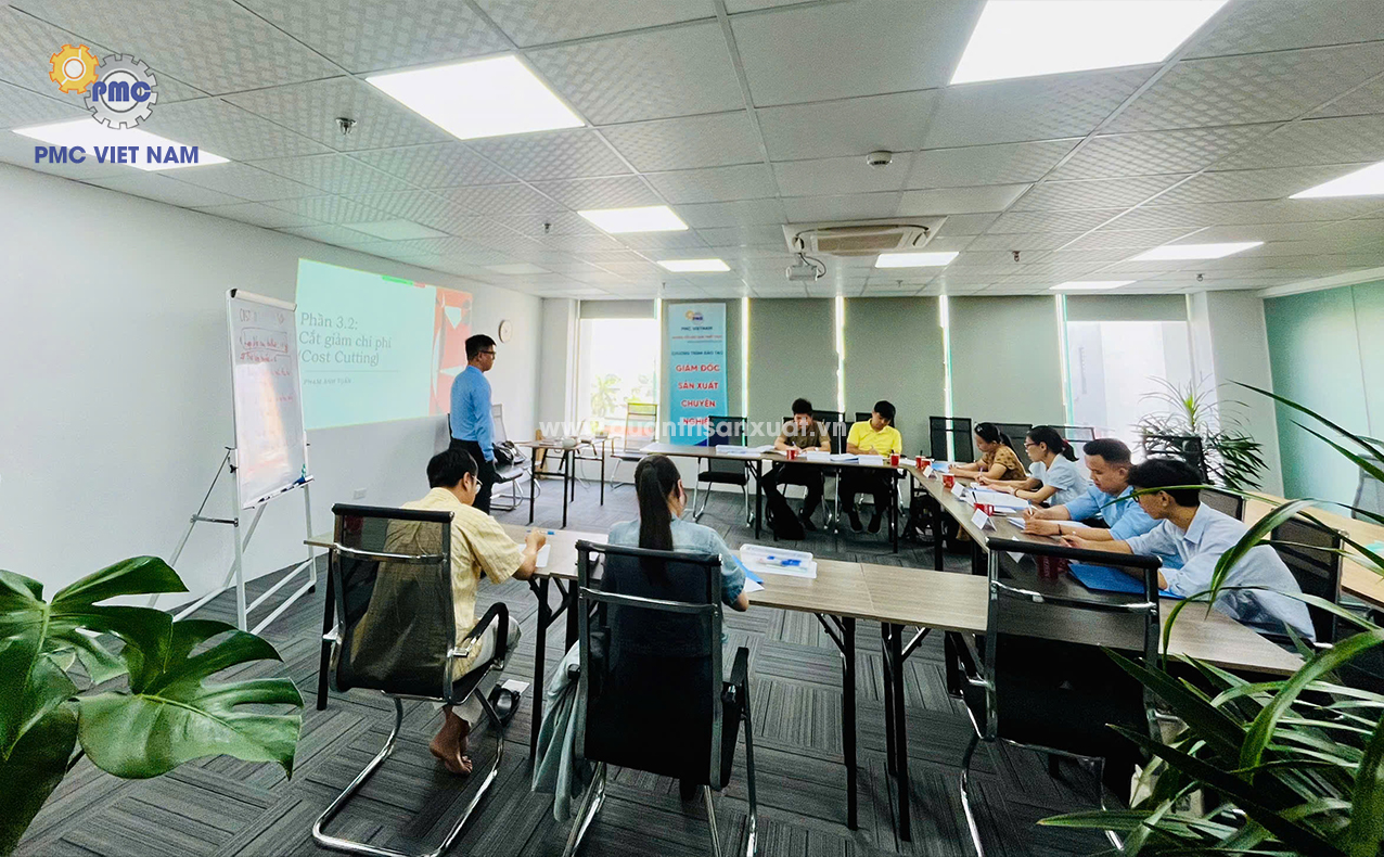 KHÓA ĐÀO TẠO TỔ CHỨC SẢN XUẤT HIỆU QUẢ - TẬP TRUNG GIẢM CHI PHÍ SẢN XUẤT 06.2026 TẠI PMC HÀ NỘI