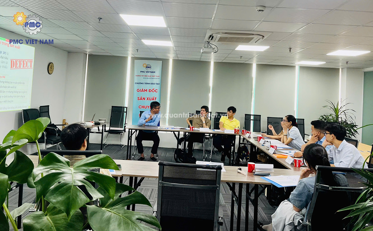 KHÓA ĐÀO TẠO TỔ CHỨC SẢN XUẤT HIỆU QUẢ - TẬP TRUNG GIẢM CHI PHÍ SẢN XUẤT 06.2026 TẠI PMC HÀ NỘI